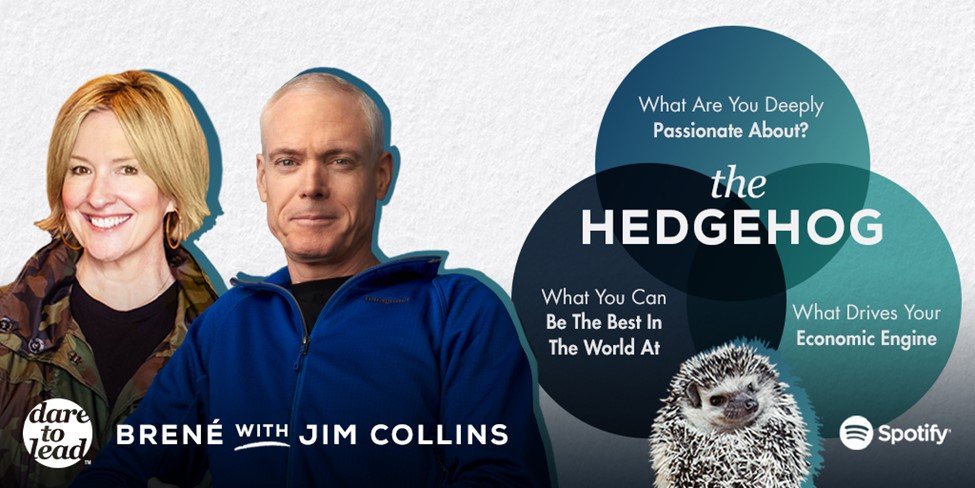 Brene Brown with Jim Collins