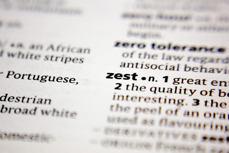 Zest and Work
